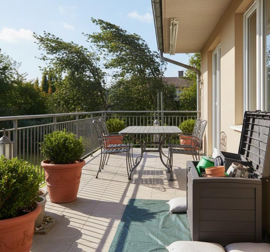 【強風対策】庭やベランダの飛びそうな物を徹底的に片付ける方法