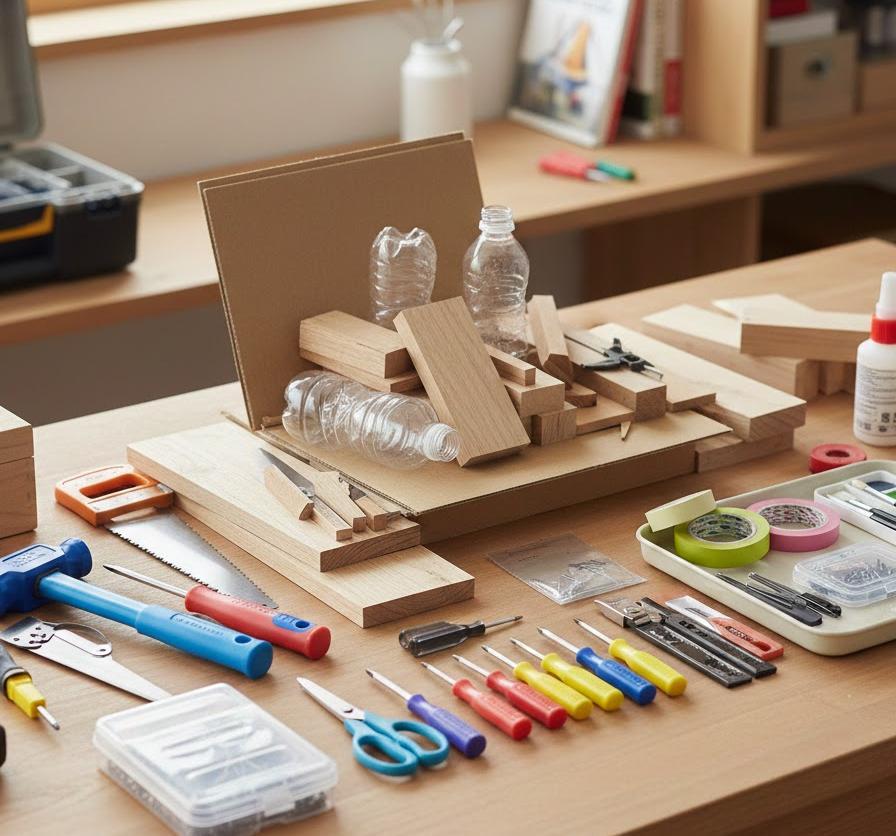 【準備編】100均と廃材で揃う材料と道具リスト