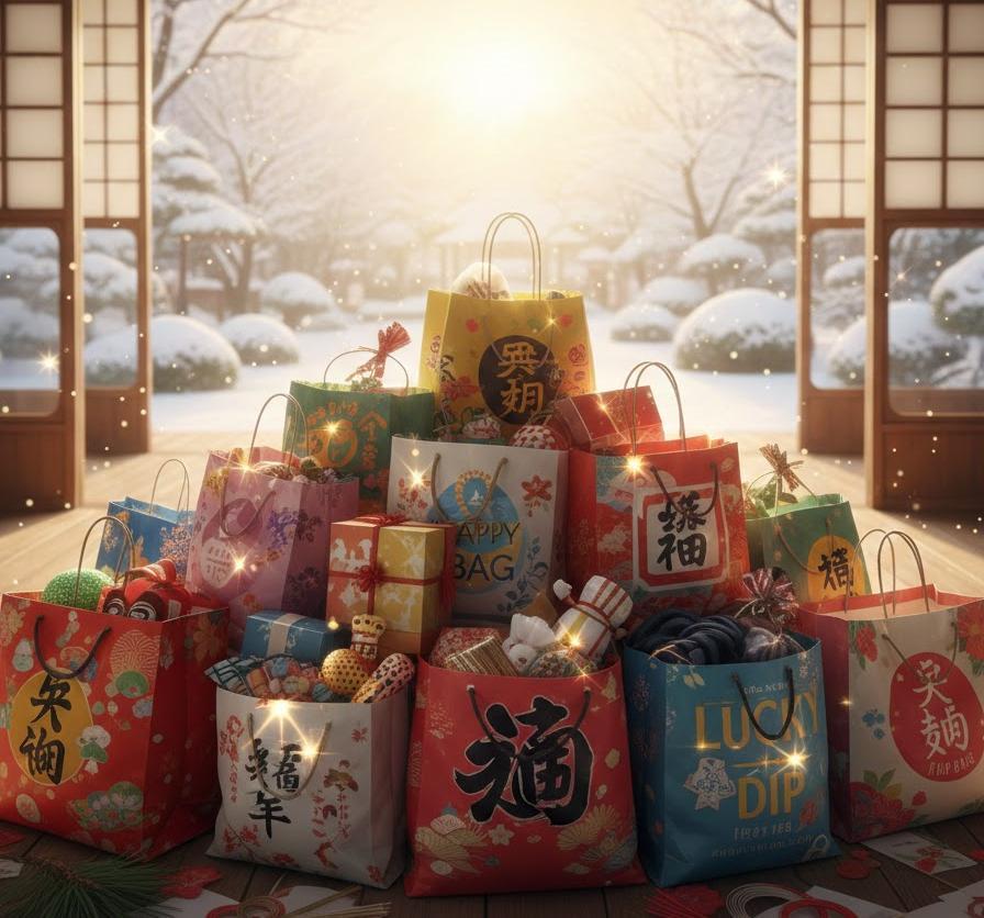 新年の運試しとしての福袋|ワクワク感がもたらす心理的効果