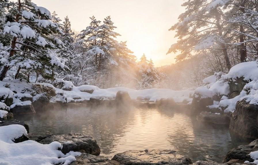 【北海道・東北】幻想的な銀世界と秘湯を巡る旅