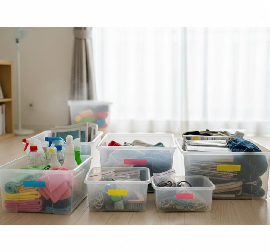 大掃除を挫折しないための「小分け」戦略