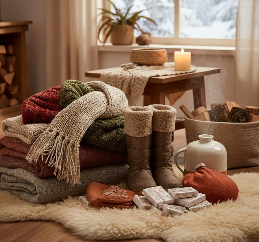 【最優先・寒さ対策】電気を使わずに暖を取るための必須アイテム