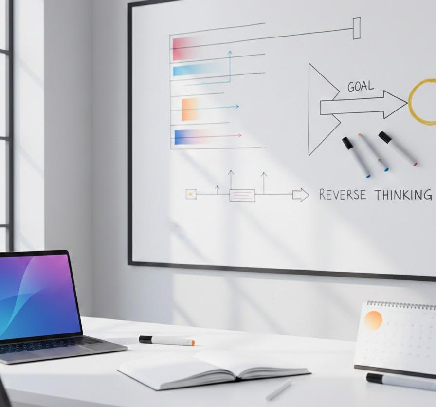 挫折しないスケジュールの組み方。ゴールからの逆算思考